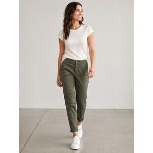 Matchstick Womens Argus Slim Pants Khaki Chino Size 29